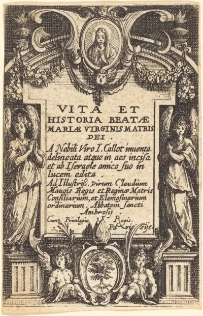 Frontispiece for "The Life of the Virgin"