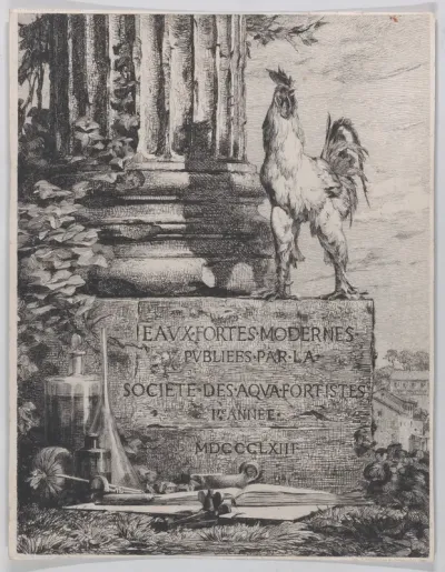 Frontispiece for the Society of Aqua-Fortistes