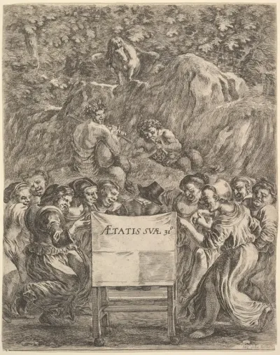 Frontispiece for "The Works of Scarron" (Œuvres de Scarron)