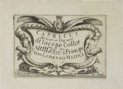 Frontispiece, from Capricci di varie figure (The Caprices) - The Nancy Set