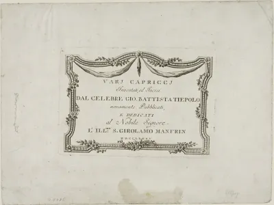 Frontispiece from Capricci