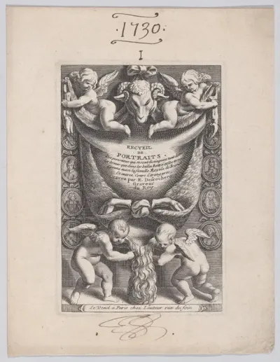 Frontispiece from "Collection of Portraits"