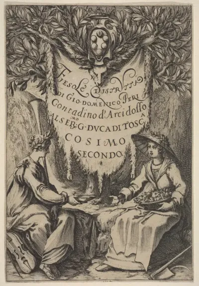 Frontispiece from "Fiesole Destroyed" (Fiesole Distrutta)