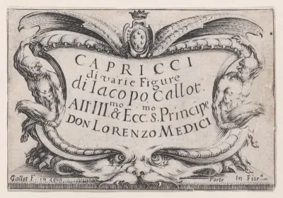 Frontispiece, from "Les Caprices" Series A, The Florence Set