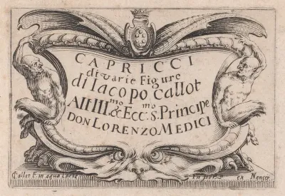Frontispiece, from "Les Caprices" Series B, The Nancy Set
