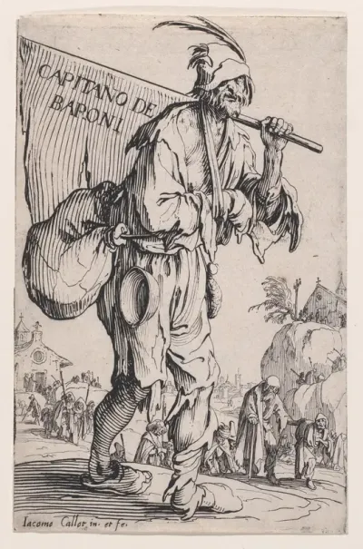 Frontispiece, from "Les Gueux suite appelée aussi Les Mendiants, Les Baroni, ou Les Barons" (The Beggars, also called the Barons)