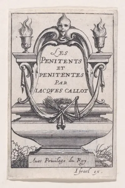 Frontispiece, from "Les Pénitents et Pénitentes" (The Penitents)
