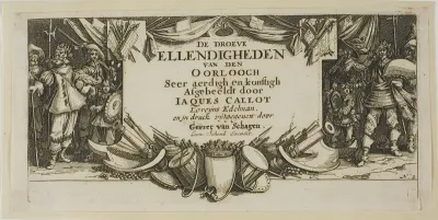 Frontispiece, from The Large Miseries of War