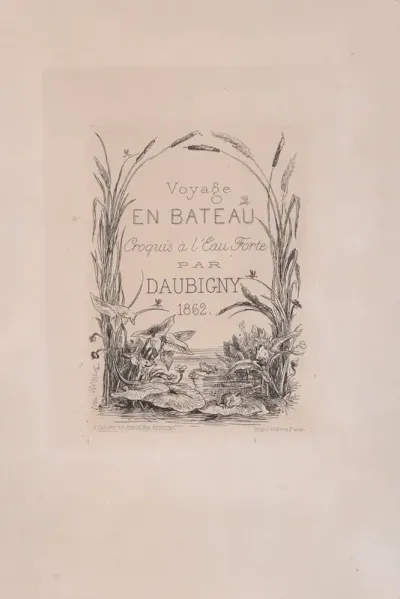 Frontispiece from "Voyage en bateau"