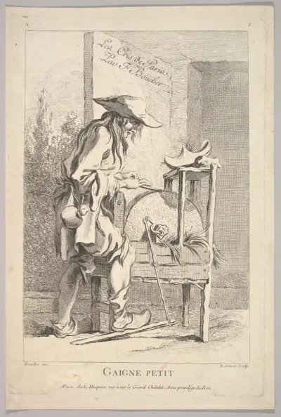 Frontispiece: Gaigne Petit, plate 1 from "Le Cris de Paris" (The Cries of Paris)