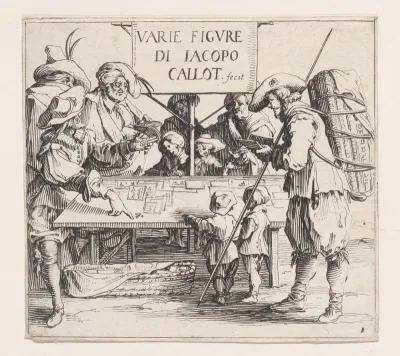 Frontispiece, plate 1 from "Varie Figure" (Various Figures)
