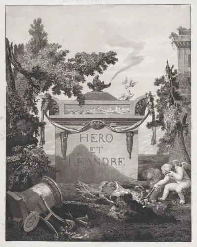 Frontispiece to "Hero and Leander"