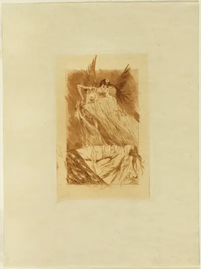 Frontispiece to Les baisers morts