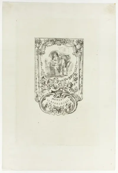 Frontispiece to Margot, la ravaudeuse