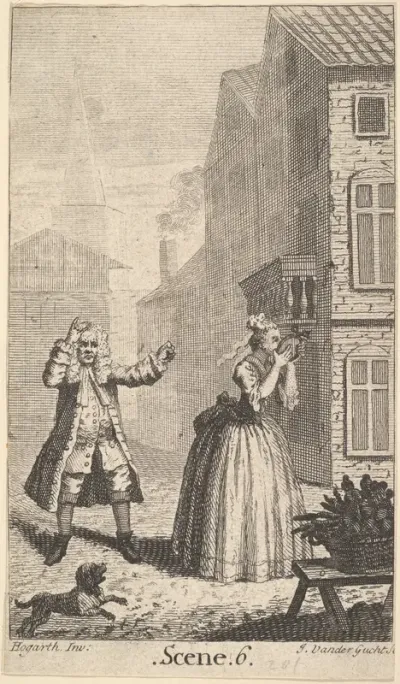 Frontispiece to Moliere's "Sganarelle, ou le Cocu Imaginaire" (The Imaginary Cuckold)