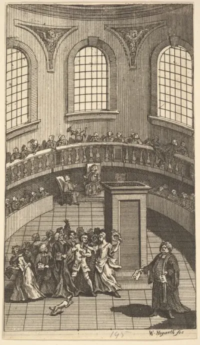 Frontispiece to Nicholas Amhurst's "Terrae-Filius"
