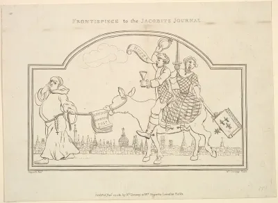 Frontispiece to "The Jacobite's Journal"
