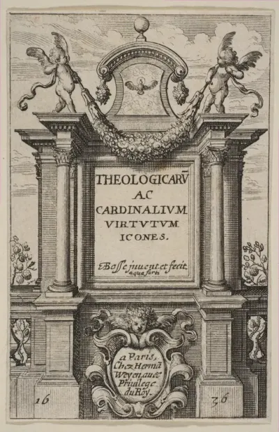 Frontispiece to "The Theological and Cardinal Virtues"