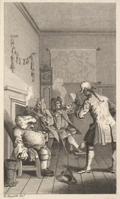 Frontispiece to "Tristram Shandy," Volume 1