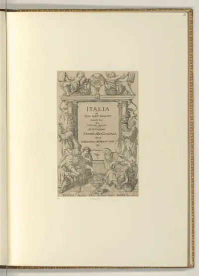 Frontispiz "Italia"