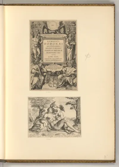 Frontispiz; Venus und Amor