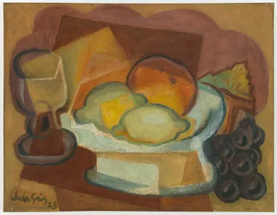 Fruit Dish and Glass (Still Life with Lemons)