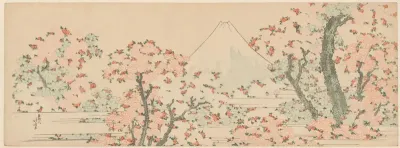 Fuji en kersenbloesem