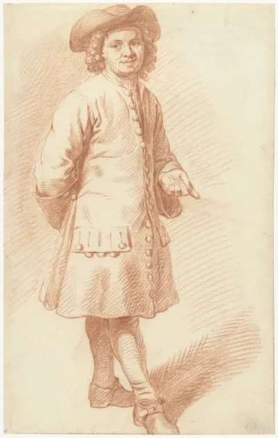 Full Length Portrait of the Artist Adam Silo