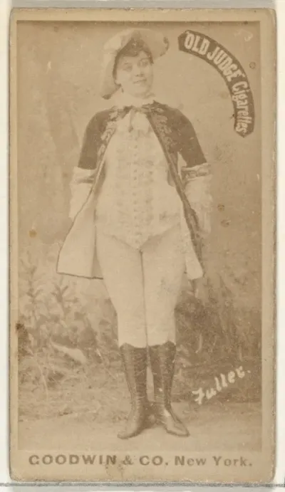 Fuller, from the Actors and Actresses series (N171) for Old Judge Cigarettes