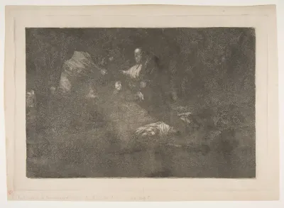 'Funereal Folly' from the 'Disparates' (Follies / Irrationalities)
