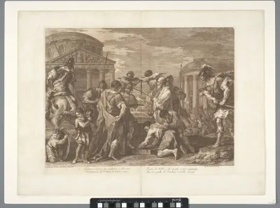 Furius Camillus bevrijdt het door Brennus belegerde Rome