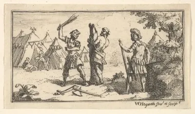 Fustigatio (John Beaver, Roman Military Punishments, 1725)