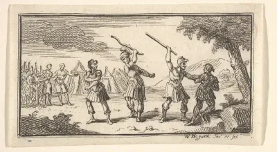 Fustium Admonitio (John Beaver, Roman Military Punishments, 1725)