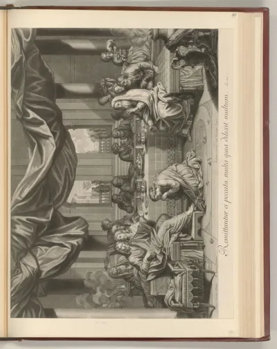 Fußwaschung Christi durch Maria Magdalena