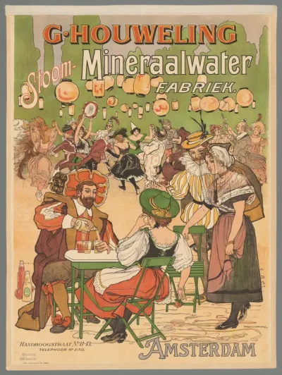 G. Houweling Stoom-mineraalwaterfabriek. Amsterdam