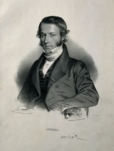 Gabriel Andral. Lithograph by N. E. Maurin, 1837