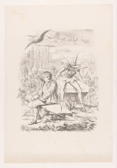 Gabriël Grub of de zwartgallige koster en de kabouters