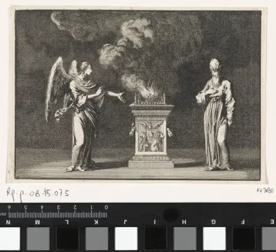 Gabriël verschijnt aan Zacharias in de tempel