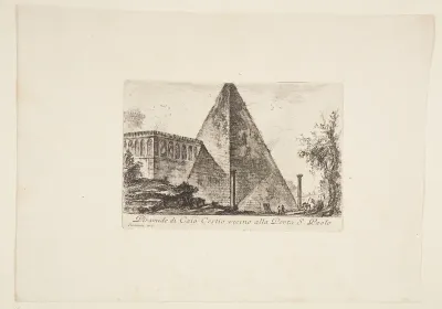 Gaius Cestius' pyramide nær Porta S. Paolo