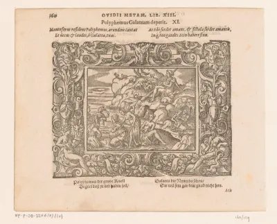 Galatea bemind door Polyphemus en Acis