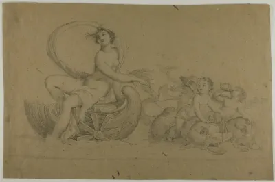 Galatea in Chariot, with Dolphins and Cupids