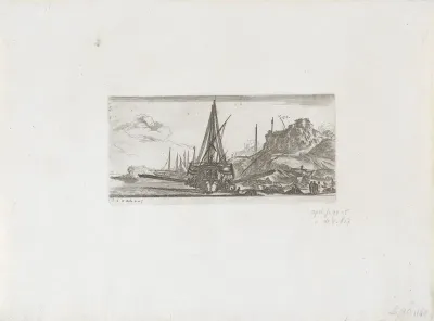 Galei in de haven