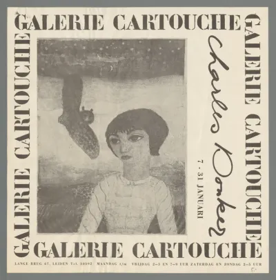 Galerie Cartouche Charles Donker. 7-31 januari. Lange Brug 671 Leiden