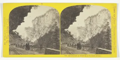 Galerie Sun La Route De La Via Mala, Suisse, No. 196 from the series "Views of Italy, Switzerland and Savoy"