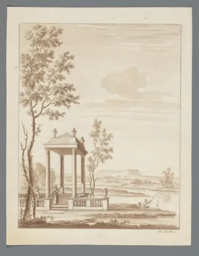Galerij aan het water