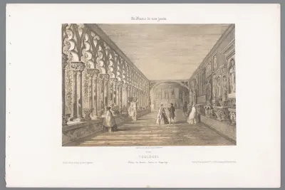 Galerij van de middeleeuwen in het Musée des Augustins te Toulouse