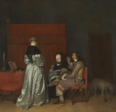 Gallant Conversation, Known as ‘The Paternal Admonition’