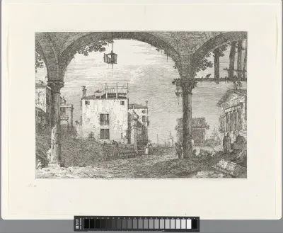 Gallerij met lantaarn