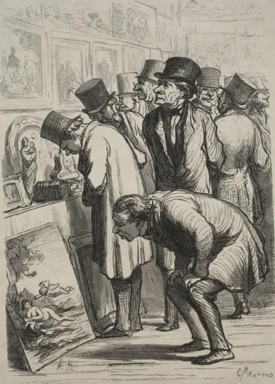 Gallery at Hotel Drouot:  The Day of the Sale