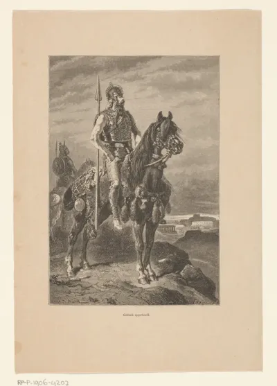 Galliër op paard